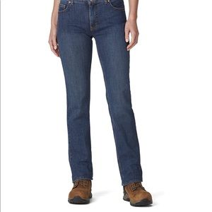 Dickies Women’s Perfect Shape Denim Jean Straight Stretch Indigo Blue Size 0 NWT